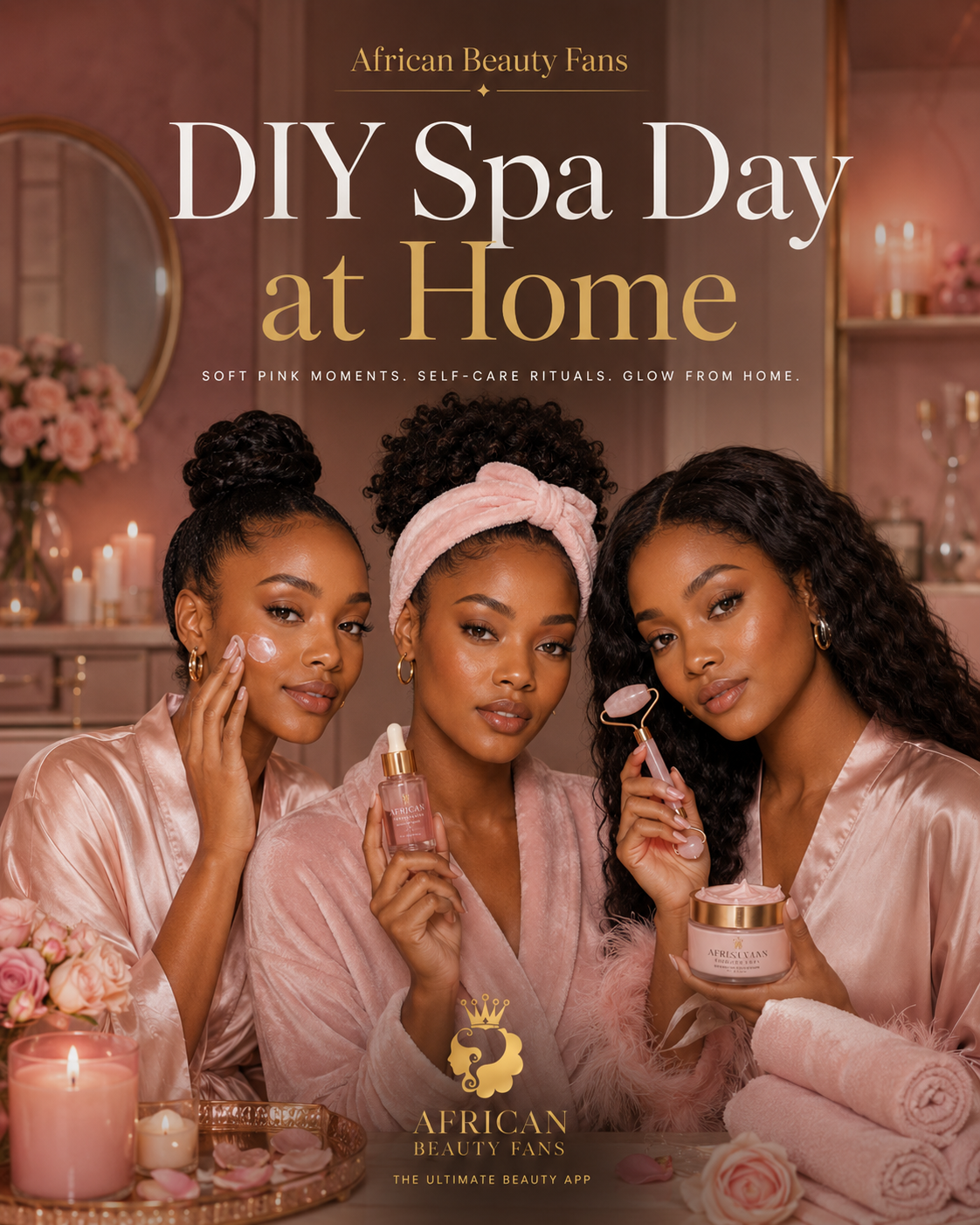 DIY spa day at home inspiration for African Beauty Fans